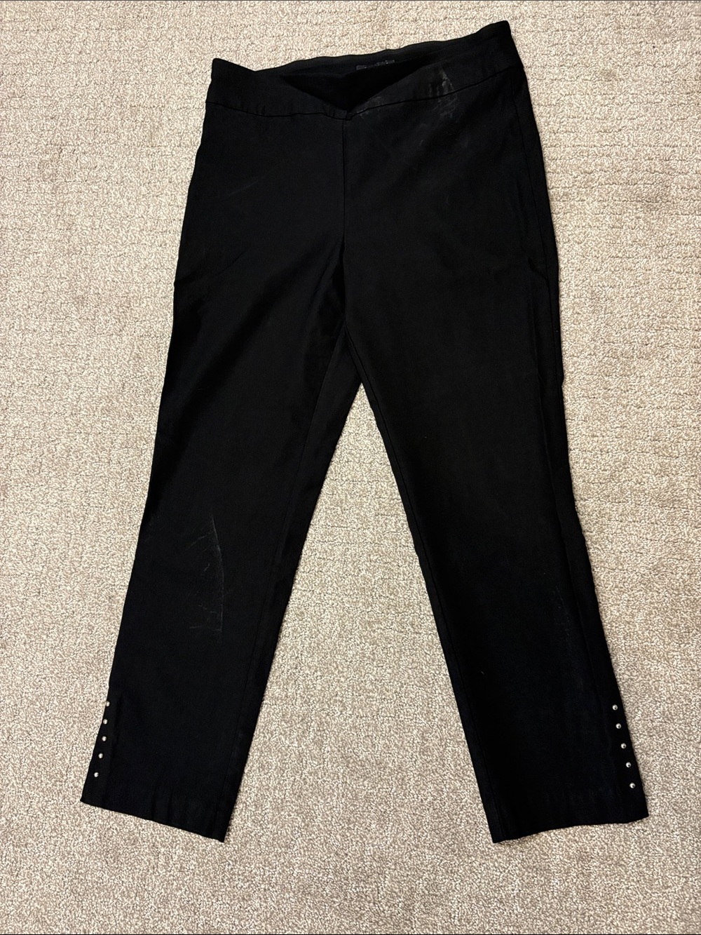 Roz & Ali Dress Pants with Ankle Stud Detail
